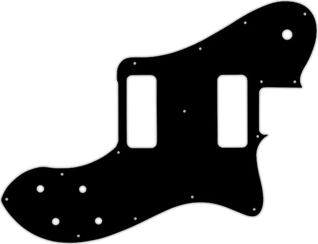 WD Custom Pickguard For Fender Classic Player Telecaster Deluxe Black Dove #03G Black/Green/Black