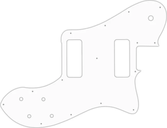 WD Custom Pickguard For Fender Classic Player Telecaster Deluxe Black Dove #04R White/Red/White