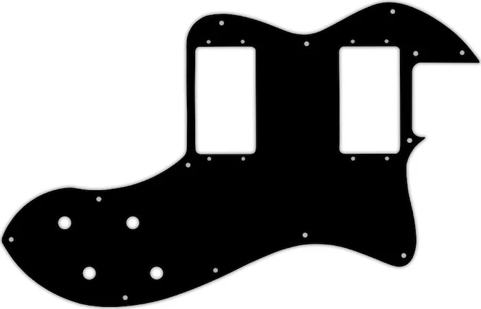 WD Custom Pickguard For Fender Classic Player Telecaster Thinline Deluxe #03G Black/Green/Black