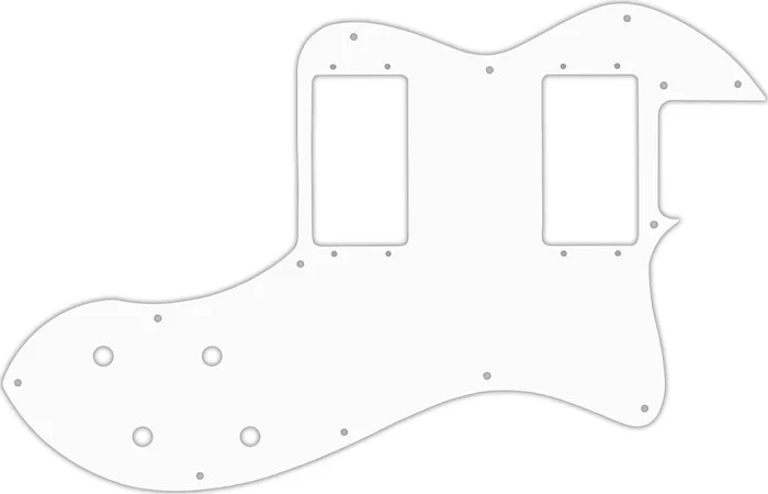 WD Custom Pickguard For Fender Classic Player Telecaster Thinline Deluxe #04R White/Red/White