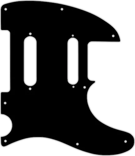WD Custom Pickguard For Fender Deluxe Nashville Telecaster #01T Black Thin