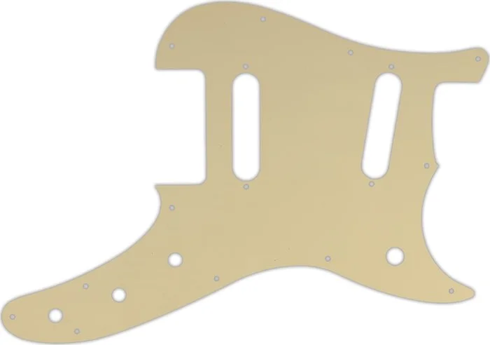 WD Custom Pickguard For Fender Duo-Sonic Offset SS #06T Cream Thin