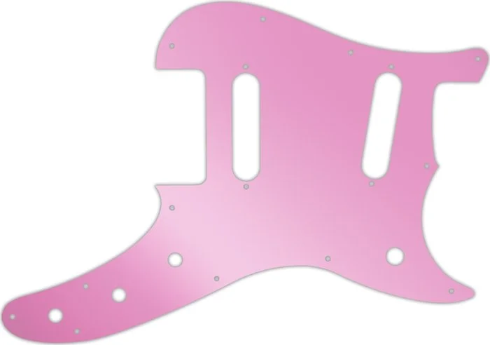 WD Custom Pickguard For Fender Duo-Sonic Offset SS #10P Pink Mirror