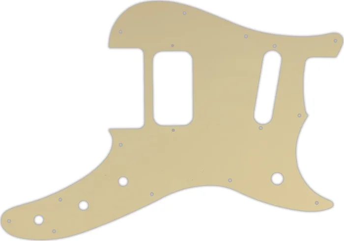 WD Custom Pickguard For Fender Duo-Sonic Offset HS #06T Cream Thin