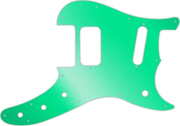WD Custom Pickguard For Fender Duo-Sonic Offset HS #10GR Green Mirror