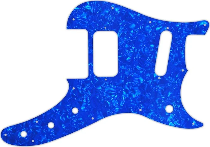 WD Custom Pickguard For Fender Duo-Sonic Offset HS #28BU Blue Pearl/White/Black/White