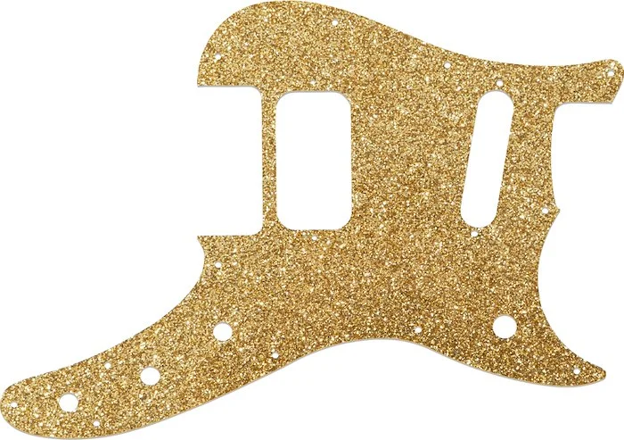 WD Custom Pickguard For Fender Duo-Sonic Offset HS #60RGS Rose Gold Sparkle 