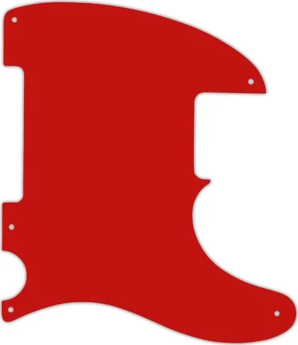 WD Custom Pickguard For Fender Esquire Or Telecaster #07S Red Solid