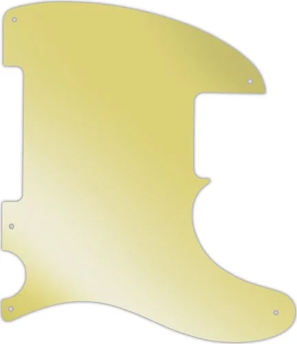 WD Custom Pickguard For Fender Esquire Or Telecaster #10GD Gold Mirror