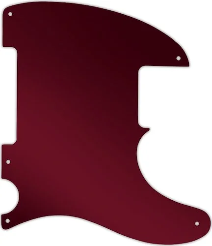 WD Custom Pickguard For Fender Esquire Or Telecaster #10R Red Mirror