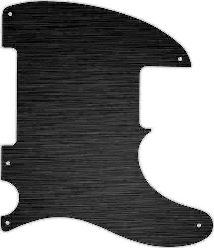WD Custom Pickguard For Fender Esquire Or Telecaster #27 Simulated Black Anodized
