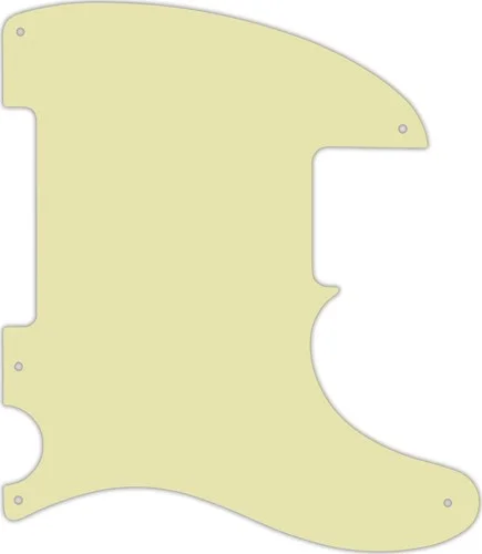 WD Custom Pickguard For Fender Esquire Or Telecaster #34T Mint Green Thin