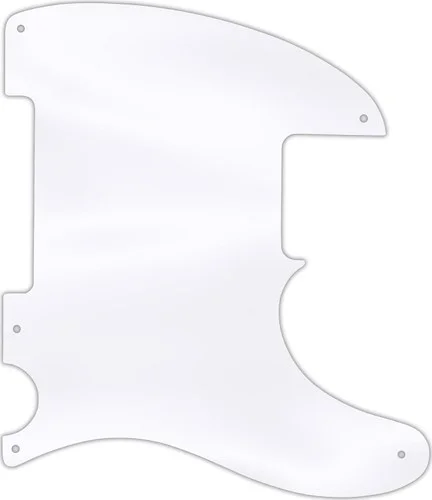 WD Custom Pickguard For Fender Esquire Or Telecaster #45T Clear Acrylic Thin