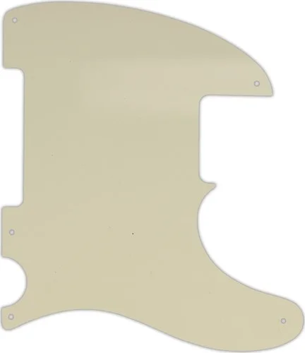 WD Custom Pickguard For Fender Esquire Or Telecaster #55 Parchment 3 Ply