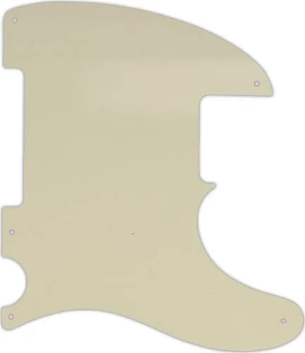 WD Custom Pickguard For Fender Esquire Or Telecaster #55S Parchment Solid