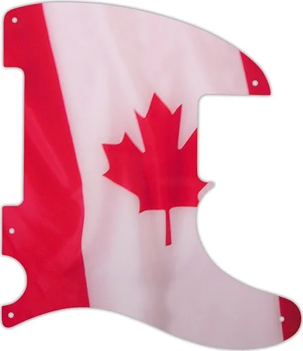 WD Custom Pickguard For Fender Esquire Or Telecaster #G11 Canadian Flag Graphic