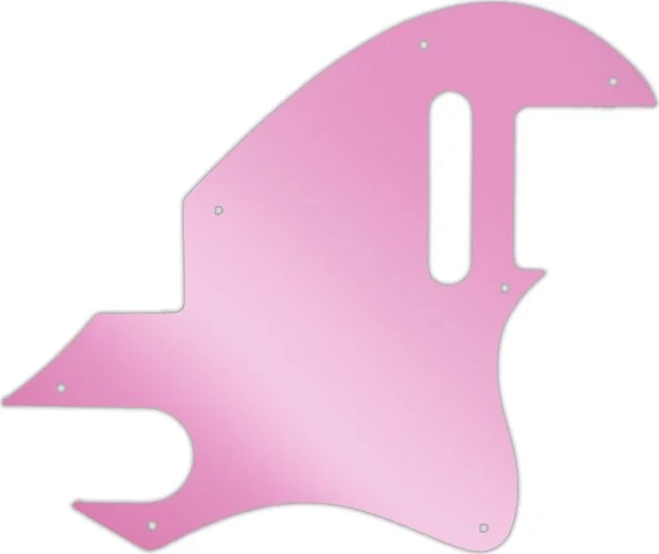 WD Custom Pickguard For Fender F-Hole Telecaster #10P Pink Mirror
