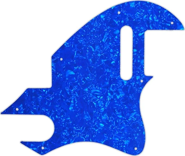 WD Custom Pickguard For Fender F-Hole Telecaster #28BU Blue Pearl/White/Black/White