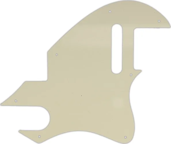 WD Custom Pickguard For Fender F-Hole Telecaster #55 Parchment 3 Ply