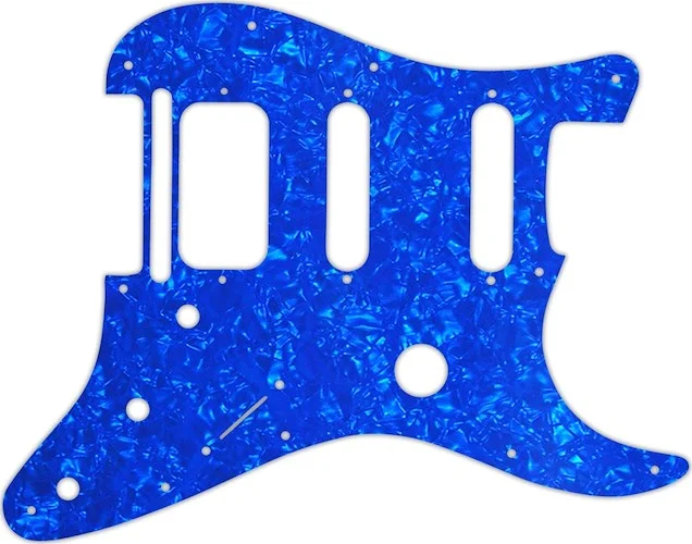 WD Custom Pickguard For Fender Fishman TriplePlay Stratocaster HSS #28BU Blue Pearl/White/Black/Whit