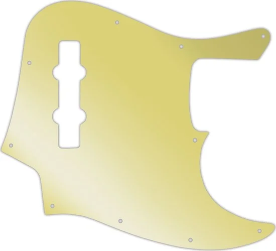 WD Custom Pickguard For Fender Highway One Jazz Bass #10GD Gold Mirror