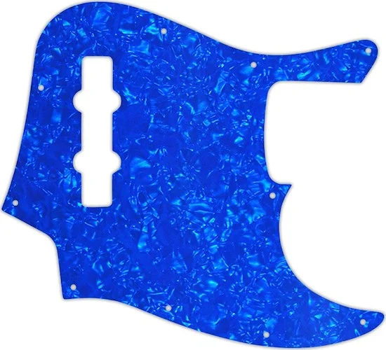 WD Custom Pickguard For Fender Highway One Jazz Bass #28BU Blue Pearl/White/Black/White