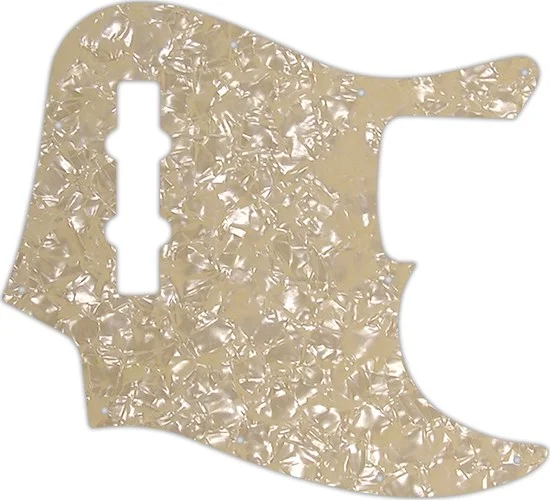 WD Custom Pickguard For Fender Highway One Jazz Bass #28C Cream Pearl/Cream/Black/Cream