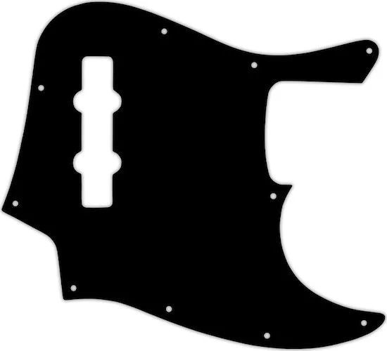 WD Custom Pickguard For Fender Highway One Jazz Bass #29 Matte Black