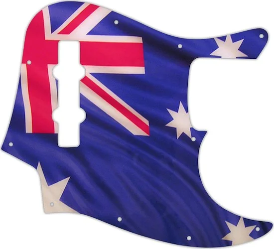 WD Custom Pickguard For Fender Highway One Jazz Bass #G13 Aussie Flag Graphic