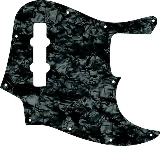 WD Custom Pickguard For Fender Highway One Jazz Bass #28JBK Jet Black Pearl