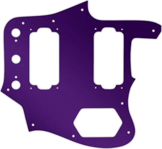 WD Custom Pickguard For Fender Jaguar Special Edition HH #10PR Purple Mirror