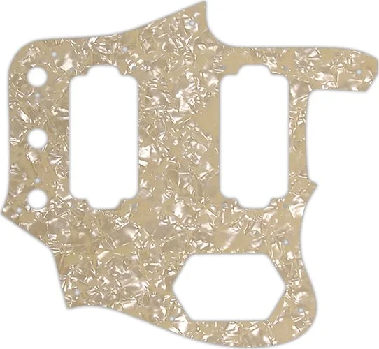 WD Custom Pickguard For Fender Jaguar Special Edition HH #28C Cream Pearl/Cream/Black/Cream