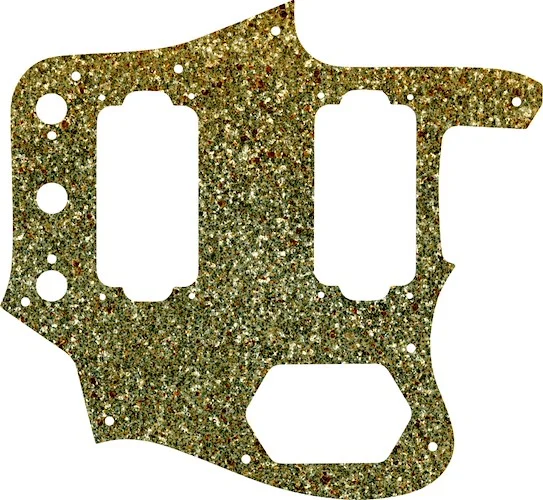 WD Custom Pickguard For Fender Jaguar Special Edition HH #60GS Gold Sparkle 