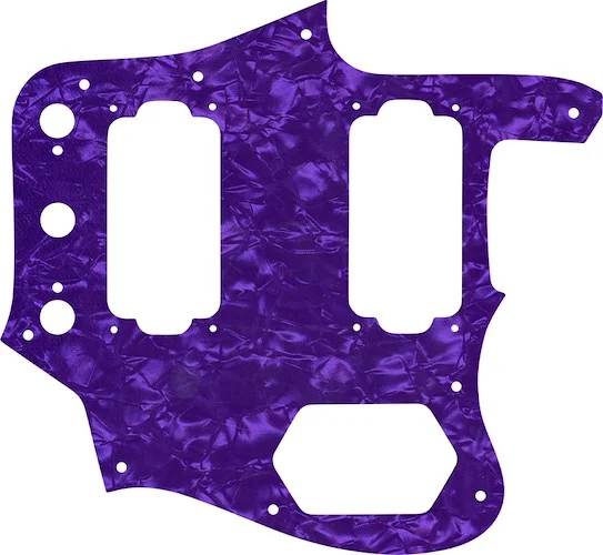 WD Custom Pickguard For Fender Jaguar Special Edition HH #28PRL Light Purple Pearl