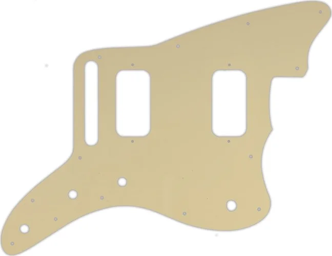 WD Custom Pickguard For Fender Jazzmaster HH #06B Cream/Black/Cream