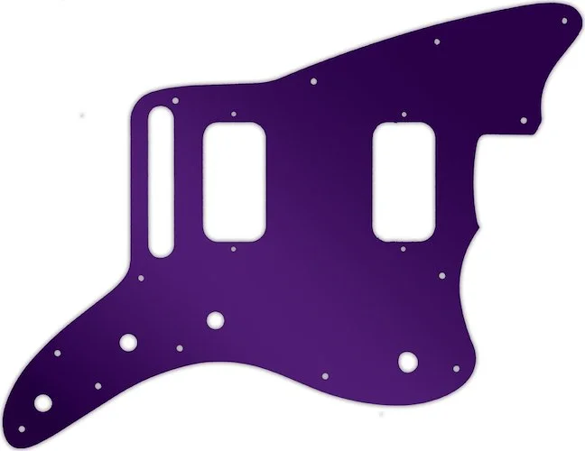 WD Custom Pickguard For Fender Jazzmaster HH #10PR Purple Mirror