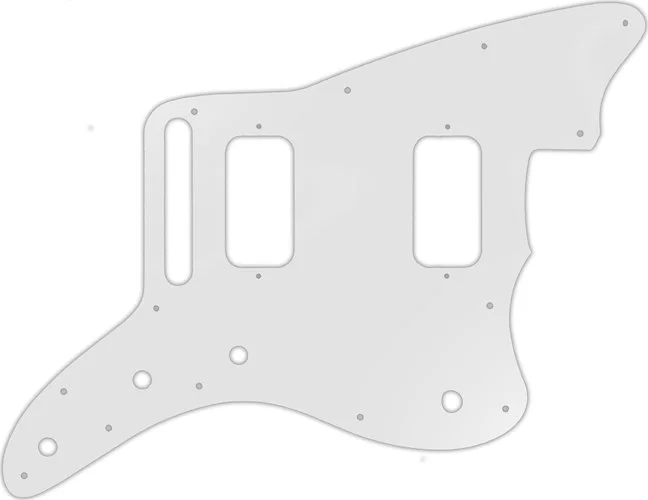 WD Custom Pickguard For Fender Jazzmaster HH #22 Translucent Milk White