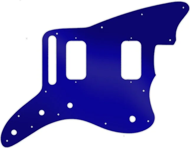 WD Custom Pickguard For Fender Jazzmaster HH #10DBU Dark Blue Mirror