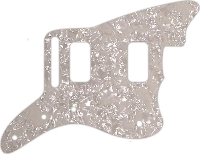 WD Custom Pickguard For Fender Jazzmaster HH #28A Aged Pearl/White/Black/White