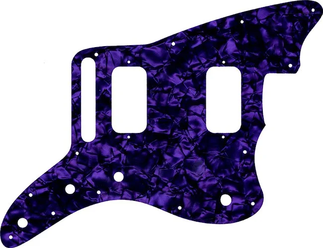 WD Custom Pickguard For Fender Jazzmaster HH #28PR Purple Pearl