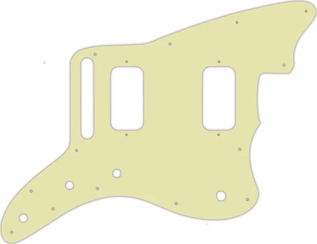 WD Custom Pickguard For Fender Jazzmaster HH #34T Mint Green Thin