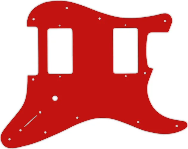 WD Custom Pickguard For Fender Jim Root Stratocaster #07 Red/White/Red