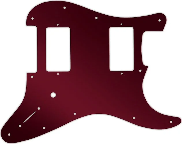 WD Custom Pickguard For Fender Jim Root Stratocaster #10R Red Mirror