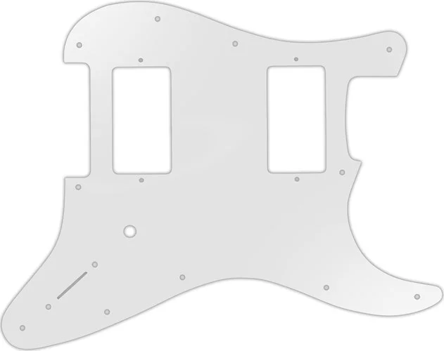 WD Custom Pickguard For Fender Jim Root Stratocaster #22 Translucent Milk White