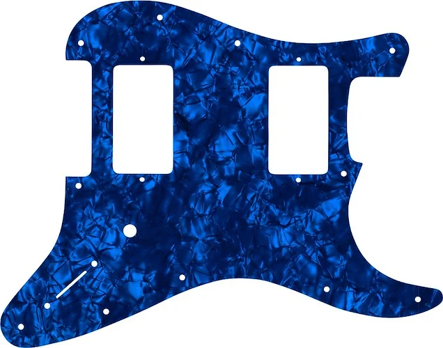 WD Custom Pickguard For Fender Jim Root Stratocaster #28DBP Dark Blue Pearl/Black/White/Black