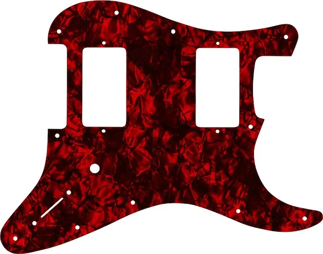 WD Custom Pickguard For Fender Jim Root Stratocaster #28DRP Dark Red Pearl/Black/White/Black