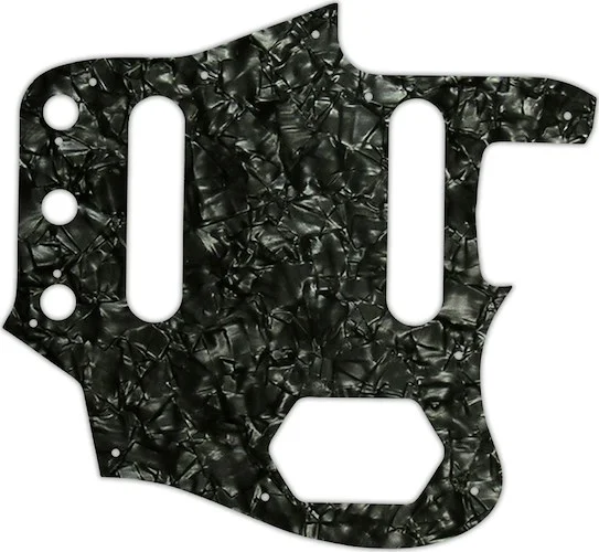 WD Custom Pickguard For Fender Johnny Marr Signature Series Jaguar #28BK Black Pearl/White/Black/Whi