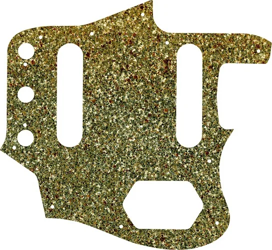 WD Custom Pickguard For Fender Johnny Marr Signature Series Jaguar #60GS Gold Sparkle 