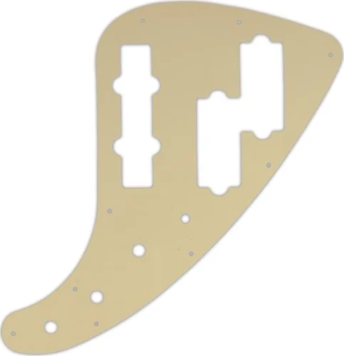 WD Custom Pickguard For Fender JP-90 Jazz Bass #06B Cream/Black/Cream