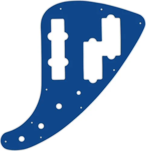 WD Custom Pickguard For Fender JP-90 Jazz Bass #08 Blue/White/Blue